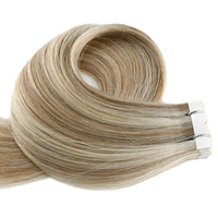 KSWIGS Extensions de cheveux mini-adhésives les plus vendues, cheveux humains bruts alignés sur les cuticules, doux, lisses, sans perte de cheveux