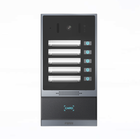 Fanvil I63 - Videoportero SIP IP66 IK07 con 5 Botones, RFID, NFC, DTMF, 2MP, Gran Angular de 120°, Visión Nocturna, Tarjeta TF