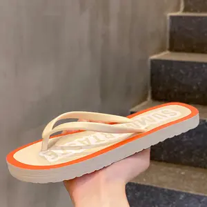 Low Price Wholesale Flip Flops Slippers For Women Summer Breathable Anti Slip Wear-resistant Fashion Casual Beach Sandals