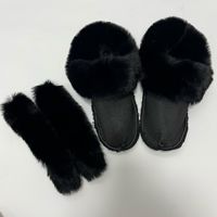 Vente en gros de semelles intérieures en fourrure pelucheuse chaudes couvre-chaussures doublure en peluche longue détachable lavable pantoufles sabots en peluche pour enfant femme homme