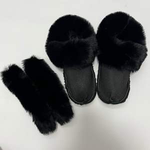 थोक गर्म प्लग फर लाइनर इनसोल्स जूते को कवर करता है लंबे फर प्लग लाइनर बाल महिला पुरुष के लिए - Product Image 4