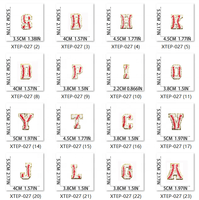 Nouveau Baseball Motif Alphabet Brodé Serviette Patch Personnalisé Baseball Lettre Fer sur Broderie Chenille Patchs pour Vêtements