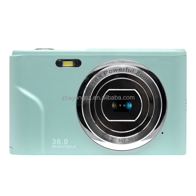 36MP 1080P 700mAh 16x Digital Zoom 2.44inch Face Detection FHD Compact Digital Camera Digital Cameras