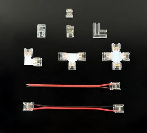 Connecteurs électriques sans soudure à 2 broches avec connexion facile pour bande lumineuse LED COB SMD - Product Image 3