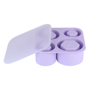 New Silicone <b>Ice</b> Maker With <b>Ice</b> Cube Tray for Tumbler <b>Cup</b> for Making 4 Hollow Cylinder <b>Ice</b> Molds with Lid - Product Image 3