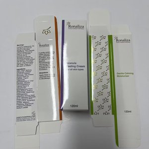 Boîte en carton cosmétique pliée à plat, impression personnalisée acceptée, emballage en <span class=keywords><strong>papier</strong></span> - Product Image 2