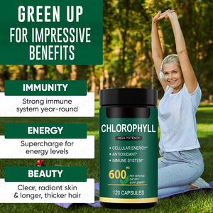 Cápsulas de Clorofila OME Privadas para Hombres y Mujeres, Apoya la Salud del Sistema Inmunológico, Apoya la Salud Digestiva, Equilibrio Nutricional - Product Image 3