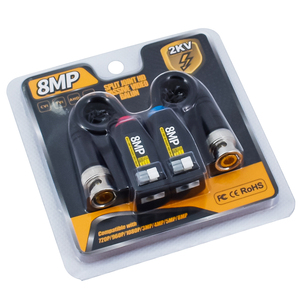 Accessoires de surveillance 4K HD CVI TVI AHD CVBS combinables Push UTP Cctv Video Balun 8mp - Product Image 2