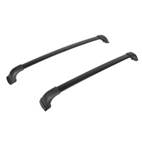 Barres transversales de toit en alliage d'aluminium anodisé noir 4S spécialisées pour Tesla Model Y, installation facile, porte-bagages