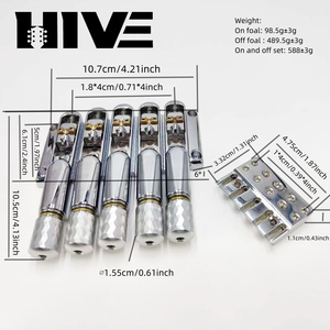 สะพานกีตาร์เบสทองแดง 5 <span class=keywords><strong>สาย</strong></span> รุ่น HIVE High-end Headless สำหรับกีตาร์<span class=keywords><strong>เบส</strong></span>ไฟฟ้า อุปกรณ์เสริมสะพานกีตาร์เบสแบบบนและล่าง - Product Image 2