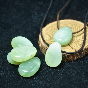 Joyas Janni, Colgante de Jade Serpentina, Placa de Driststone, 30x20mm, Forma de Lágrima, Orificio de 2.5mm, Multicolor, Unisex, Hecho en China - Product Image 6