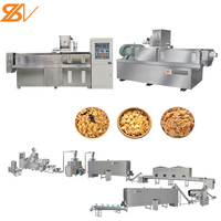 Machine d'extrusion de production de céréales, 2000g, blé, riz, maïs, flocons de maïs, petit déjeuner, équipement ligne de production