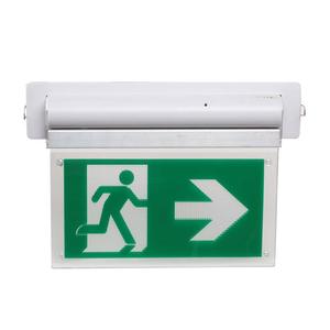 TUV CE certificate LED Running man exit sign emergency light rechargeable