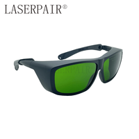 Lentilles en polycarbonate à monture en plastique Lunettes de sécurité laser de haute qualité 800-1700nm Lunettes de sécurité