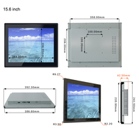 10.1 10.4 12.1 13.3 15 15.6 17 18.5 19 pouces Capacitif Tactile Cadre Ouvert Support Mural Tout En Un Industriel Android Tablet