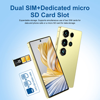 Teléfono Móvil Android S25 Ultra Mini, Delgado, Ligero, con Memoria Flash de 6GB+128GB, Venta al Por Mayor