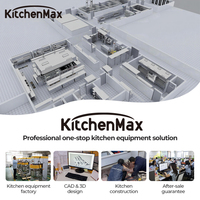 Peralatan Dapur Komersial Lengkap KitchenMax untuk Restoran, Hotel, Buffet, KFC, Katering Makanan Cepat Saji dengan Kompor Gas dan Oven
