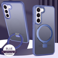 Nouveau luxe TPU charge sans fil couverture arrière personnalisé antichoc magnétique coloré housse de téléphone pour Samsung S23 ultra