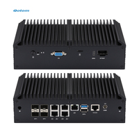 Router Firewall Q20332G9 con Procesador Intel Atom C3758 Denverton, PC Industrial, Servidor NAS, 4 Puertos SFP+ de 10G, 5 Puertos LAN de 2.5G, Mini PC, Servidor de Archivos