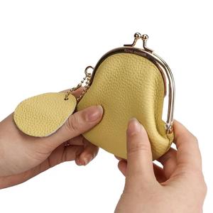 AndoBag Mini Coin <b>Purses</b> for Women Genuine Cow Leather <b>Small</b> Clip Pouch Fashion Clutch Lipstick Bag Key Bags 1501 - Product Image 6