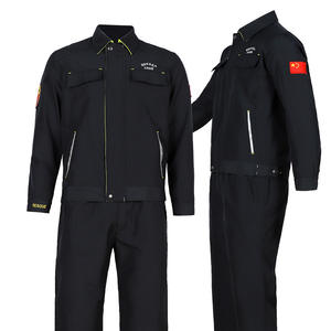 Conjunto de Ropa de Trabajo de Rescate, Ignífuga, Antiestática, de Aramida y Algodón, para Ingeniería Ferroviaria, Ropa de Seguridad GB8965.1-2020, Diseño Dividido - Product Image 3