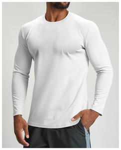 RUIQUWIN Ropa Deportiva al por Mayor para Hombre, Cuello Redondo, Manga Larga, Ligera, Tallas Grandes, Transpirable, Elástica en Cuatro Direcciones, Absorbe la Humedad - Product Image 2