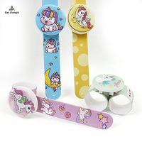 Penjualan langsung pabrik jam tangan Digital layar LED jam tangan Pat silikon jam tangan bundar Unicorn anak untuk anak-anak