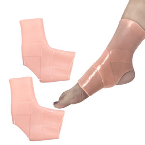 압축 젤 아킬레스 건 뒤꿈치 보호대 활액낭염 건염 부드러움 족저 근막염 교정기 용 실리콘 무릎 슬리브 - Product Image 2