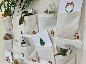 In ấn Red số treo tường trang trí gỗ vải vải giáng sinh <span class=keywords><strong>Advent</strong></span> lịch <span class=keywords><strong>2025</strong></span> - Product Image 4