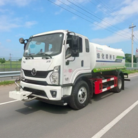 Camion pulvérisateur d'eau diesel de 12 mètres cubes, Euro 3, 4x2, nouveau modèle, pour l'aménagement paysager, l'irrigation, le contrôle de la poussière routière, le végétalisation municipale