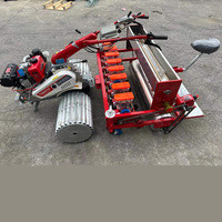 Motoculteur autoporté agricole avec semoir intégré et moteur, haute productivité