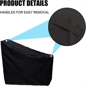 Housse en tissu Oxford 210D pour vélos de route intérieurs et extérieurs, vélos d'exercice, housse de protection contre la poussière, équipement de fitness, housse anti-poussière - Product Image 5