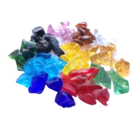 Chips de Vidrio Transparente Triturado para Pisos de Terrazo
