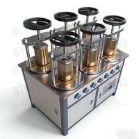 Aparato Automático para Prueba de Permeabilidad al Agua del Hormigón - Probador Autosellante de 6 Estaciones, Presión de 2MPa, Cumple con EN12390-8 e ISO 7031