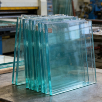 Verre trempé durable pour la construction, verre architectural résistant, verre renforcé