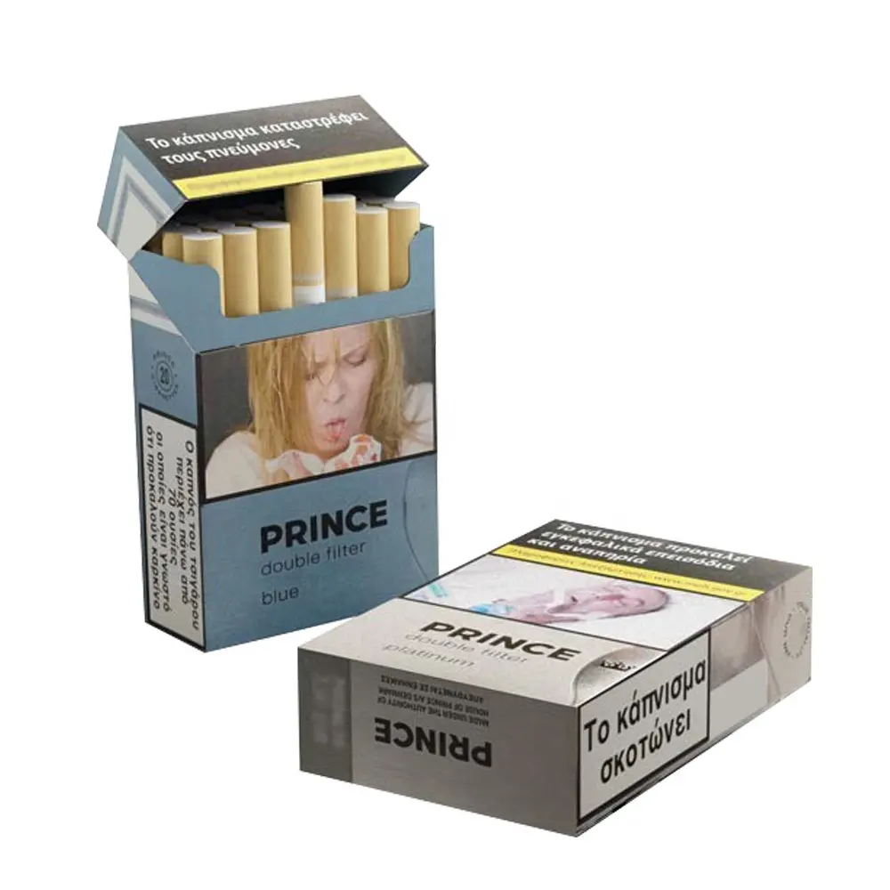 20 pack smoking case Supplier custom printed cardboard tobacco packaging Cigarettes box