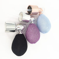 Gros Stock Zinc-Alliage Airbag Gland Coloré Vintage Buse Universelle pour Parfum Pulvérisation Pompe Portable Atomiseur Recharge Métal