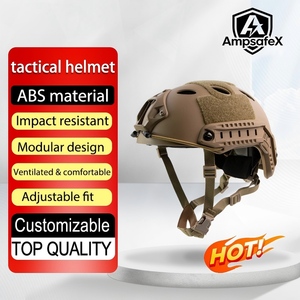 Casco Ligero de Lujo FAST PJ, Compuesto de ABS, con Visera Transparente, para Deportes al Aire Libre, Ciclismo Táctico, Resistente al Agua, 16-20 Ventilaciones - Product Image 1
