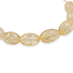 Perles en verre transparent brillantes en forme de riz 10x15 mm, nouveauté, <span class=keywords><strong>effet</strong></span> craquelé, vente en gros, idéales pour la fabrication de bijoux - Product Image 4