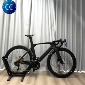 Bicicleta de Triatlón KOZO de Fibra de Carbono, Frenos de Disco, Cambio Electrónico de 2x12 Velocidades, Ruedas de Cinco Radios, Bicicleta TT de Rueda Cerrada WHL-K - Product Image 4