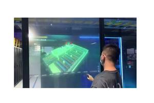Gloview personalizado láser tecnología dedo táctil Pared Interactiva vidrio proyección interactiva <span class=keywords><strong>audiovisual</strong></span> interactivo para exposición - Product Image 6