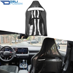 Pour Hyundai Elantra N CN7 Avante N 2021-2026, revêtement de dossier de siège baquet sport léger en fibre de carbone sèche, accessoires intérieurs, garniture - Product Image 1