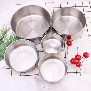 High Quality Unpolished Stainless Steel <b>Lunch</b> <b>Boxes</b> 5pcs Fresh Food Storage Jars PP Lid Factory Wholesale - Product Image 3