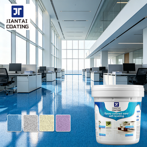 best selling Self Leveling Floor Finish Paint wear-resisting Waterproof and anti-slip <b>Colored</b> <b>Sand</b> Floor Coating - Product Image 1