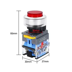 High Round Momentary Latching La38-11GN La38 Series 30mm Push Button Switch Factory China