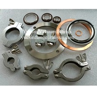 Ensemble de pinces à trois colliers de serrage en aluminium, pince pour tuyau, KF16 KF25 KF40 k50