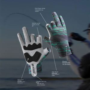 Professional Fishing <b>Gloves</b> Men Sports <b>Gloves</b> for <b>Kayak</b> Sailing Cycling Gym Fitness <b>Gloves</b> Durable Anti Slip Guantes Para Pesca - Product Image 3