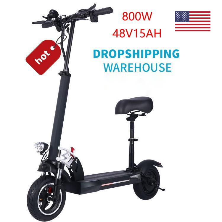 Складной скутер, 10 дюймов, 15 Ач, 800 Вт, 45-50 км/ч