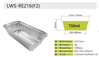 Boîtes alimentaires jetables en aluminium de 2 lb avec couvercles, moules à pain jetables pour boulangerie avec couvercles, boîtes alimentaires en aluminium