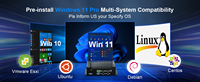 Mini PC pour l'industrie automobile Nouveau I7-10710U Intel 2CAN 8USB Port Dual LAN et 6RS232 COM Mini ordinateur